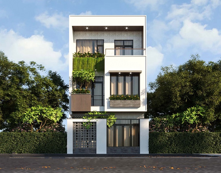 Bán nhà phố hiện đại đường vào làng Lãng Nội 5x20m